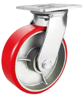 RUEDA GIRATORIA INDUSTRIAL PESADO RUP150 (ROJO 6 – 350KG)